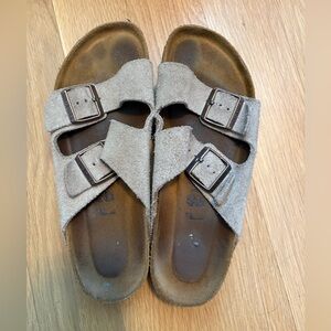 Birkenstock Tan Suede Sandals